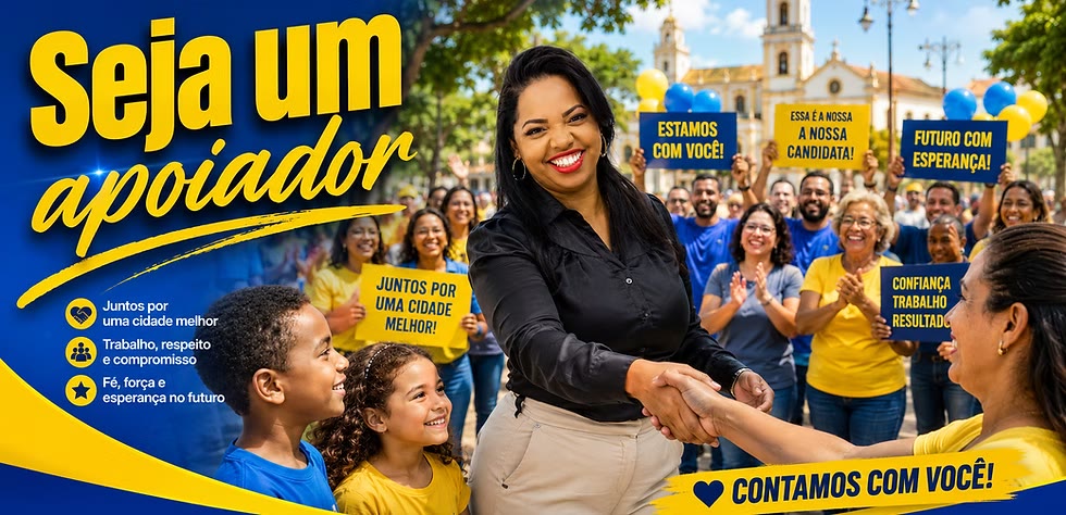 Apoiadores da campanha Naty Santana